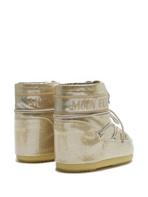 Moon Boot Icon Low Glitter boots - Gold