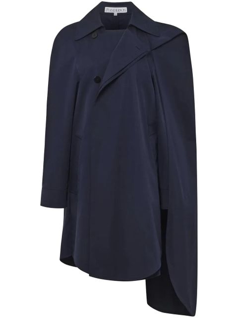 JW Anderson asymmetric cape coat - Blue - zdjęcie produktu nr 1