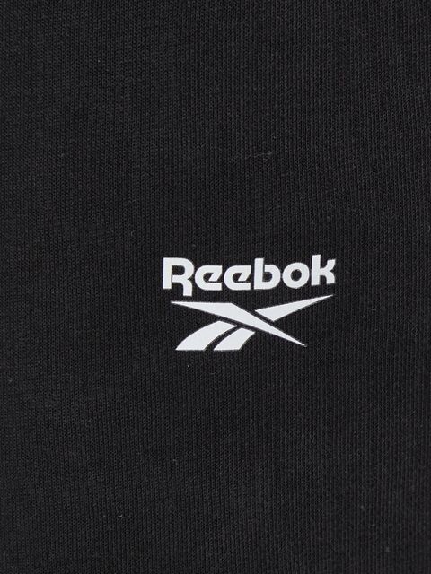 Reebok spodnie dresowe kolor czarny gładkie 100071691