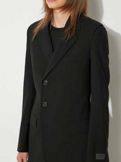 Kenzo marynarka wełniana Virgin Wool Waisted Blazer - zdjęcie produktu nr 1