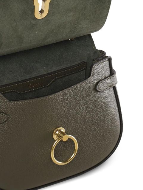 Mulberry lock saddle shoulder bag - Green