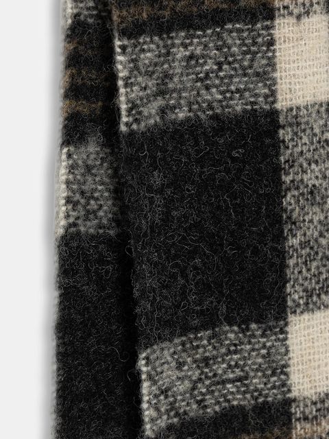 United Colors of Benetton szalik z dodatkiem wełny damski kolor czarny 62QJDU027