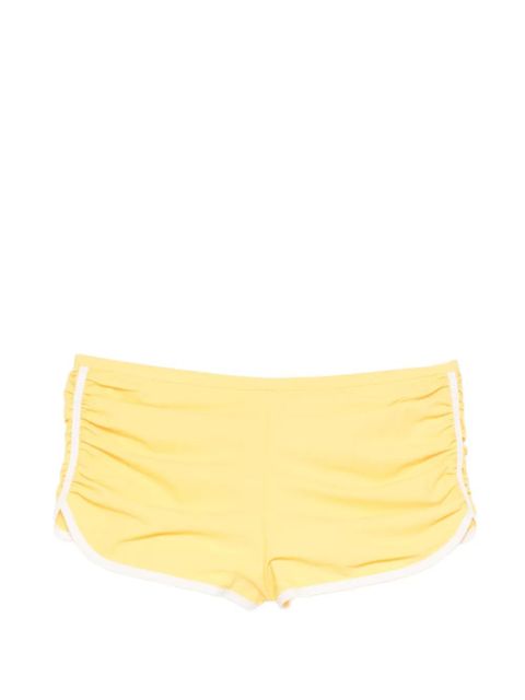 Christopher Esber Oasis ruched boyshorts - Yellow - zdjęcie produktu nr 2