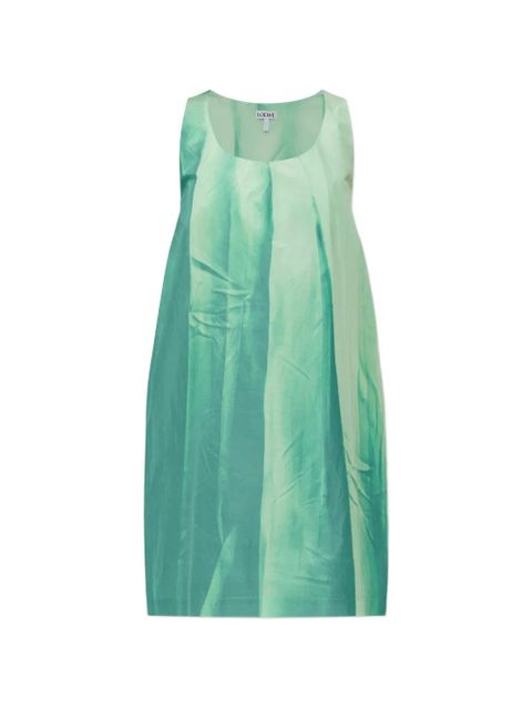 LOEWE trompe l'oeil sleeveless dress - Green - zdjęcie produktu nr 1
