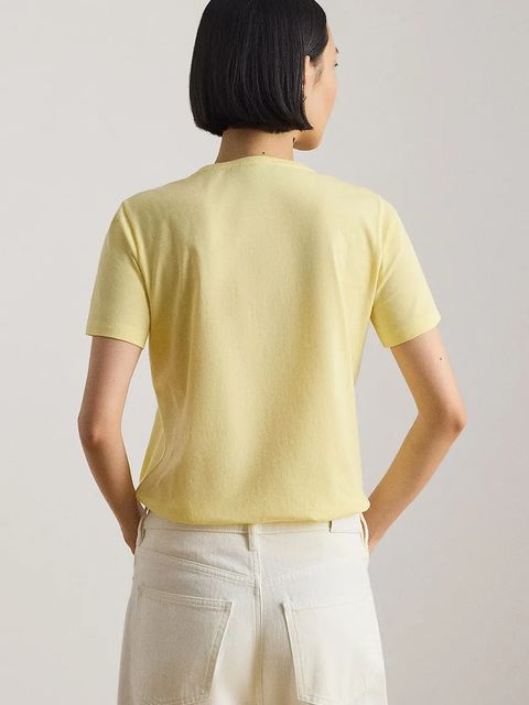 Lauren Ralph Lauren T-shirt basic damski bawełniany - zdjęcie produktu nr 1