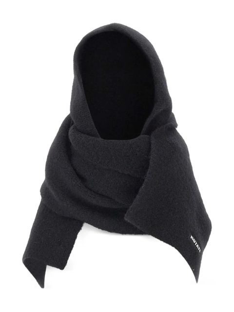 ROTATE BIRGER CHRISTENSEN knit hood scarf - Black - zdjęcie produktu nr 1