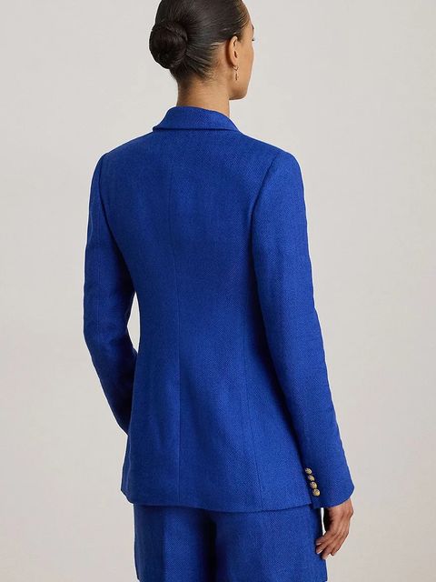 Lauren Ralph Lauren marynarka z dodatkiem lnu