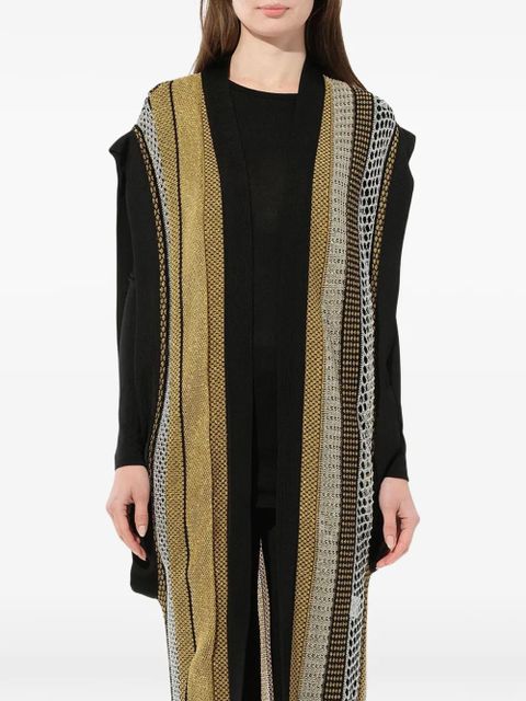Balmain sleeveless knitted cardigan - Green