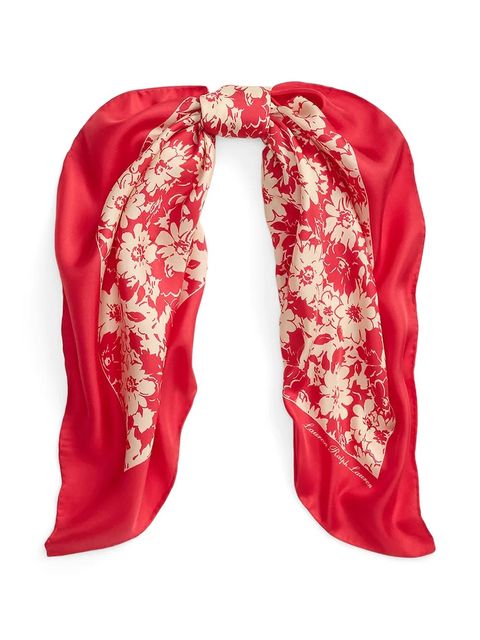 Lauren Ralph Lauren chusta damska jedwabna - zdjęcie produktu nr 2