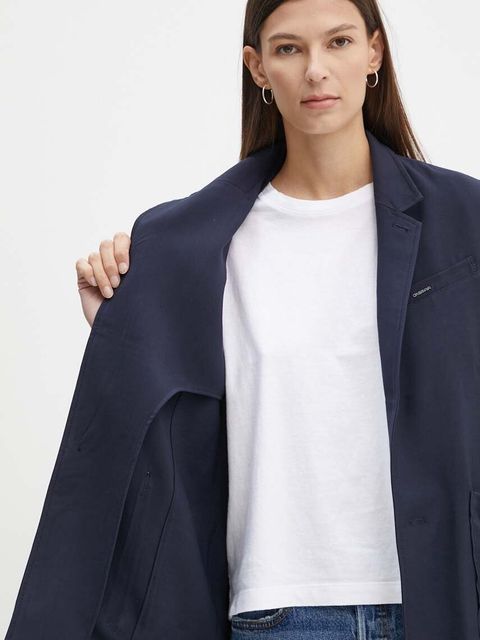 G-Star marynarka kolor granatowy jednorzędowa gładka D25210-D714