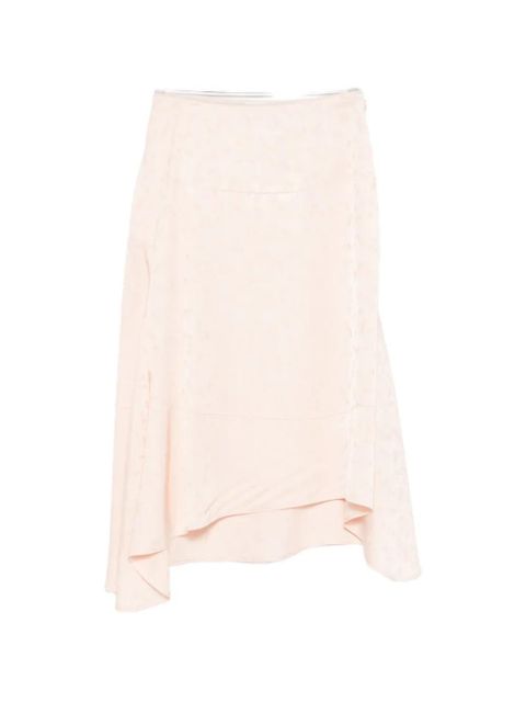 Victoria Beckham floral-pattern midi skirt - Pink - zdjęcie produktu nr 1