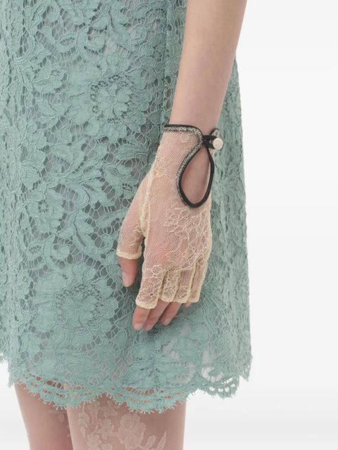 Valentino Garavani VLogo Signature biker gloves - Neutrals