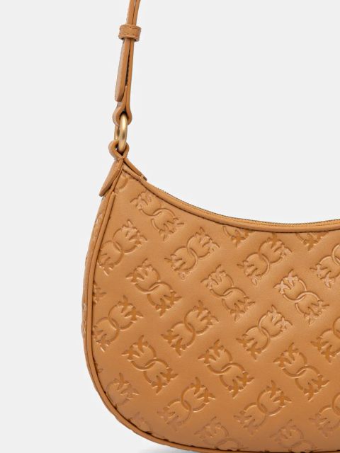 Pinko torebka skórzana kolor brązowy 102790 A1YB