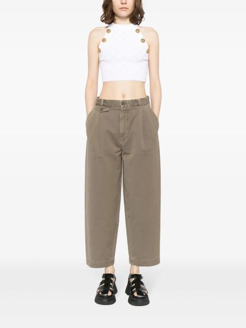 AGOLDE Becker baggy tapered trousers - Green