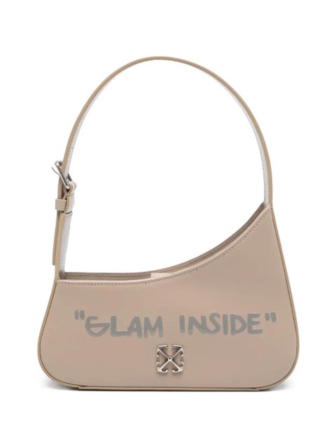 Off-White Glam Inside pocket tote bag - Neutrals - zdjęcie produktu nr 1