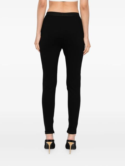 Versace elasticated waistband leggings - Black