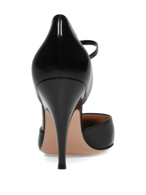 Gianvito Rossi 95mm 'Sofia D''Orsay' pointed heeled pumps - Black