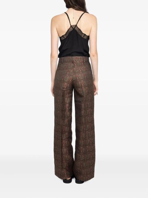 Zadig&Voltaire PAnol paisley-pattern trousers - Black