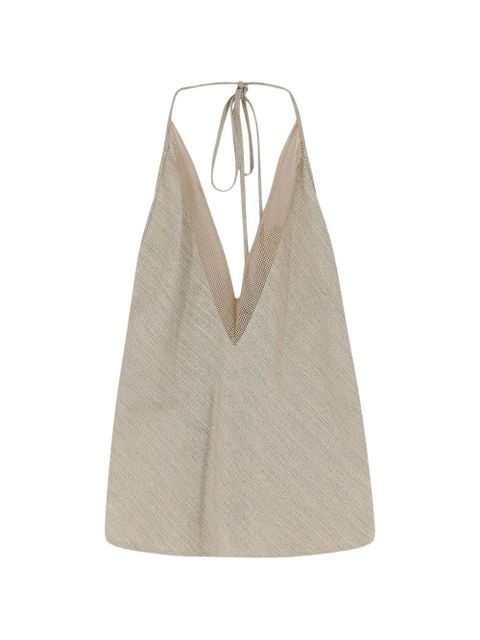 Alysi V-neck top - Gold - zdjęcie produktu nr 1