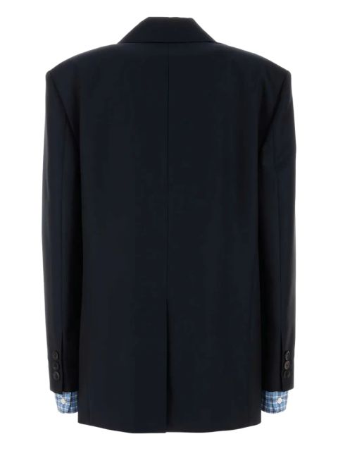 Miu Miu wool oversize blazer - Blue