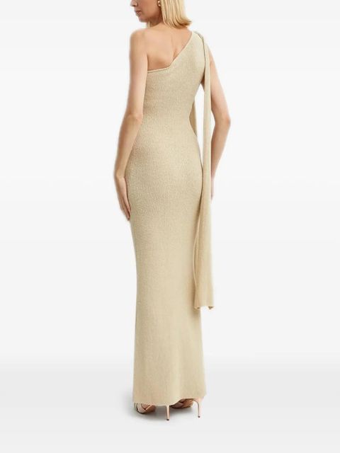 Aya Muse one-shoulder Dara maxi dress - Neutrals