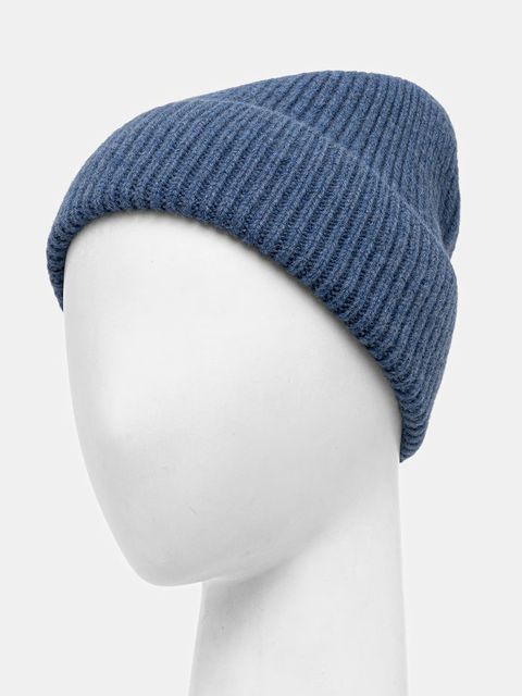 Answear.LAB czapka wełniana kolor fioletowy