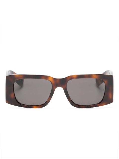 Saint Laurent Eyewear SL 654 rectangle-frame sunglasses - Brown - zdjęcie produktu nr 1