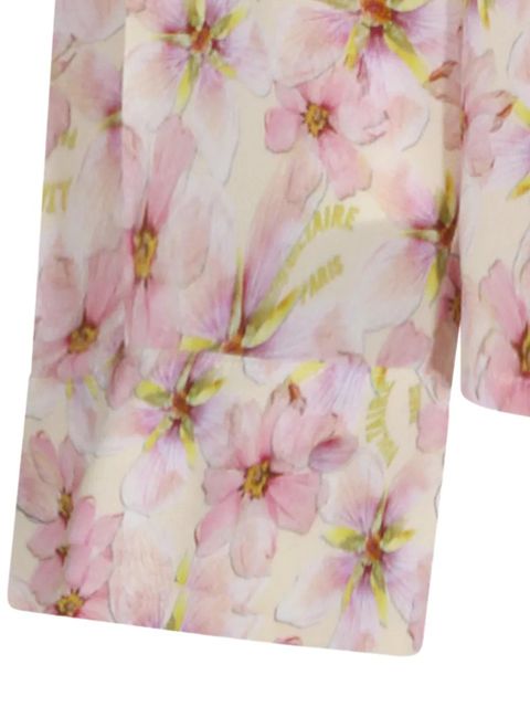 Zadig&Voltaire floral-print long-sleeve blouse - Neutrals