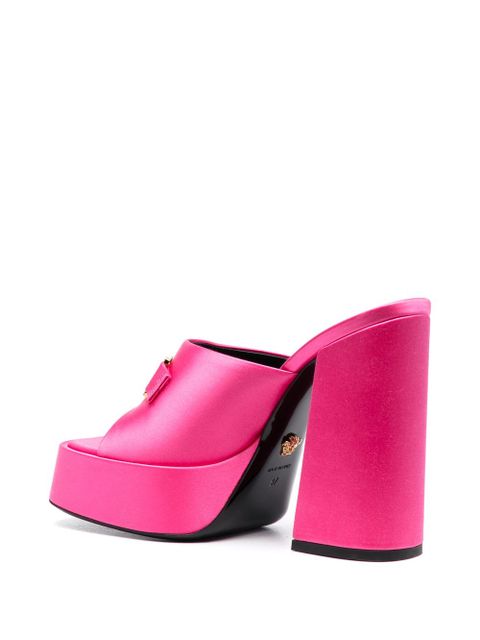 Versace 120mm Aevitas satin platform sandals - Pink - zdjęcie produktu nr 2
