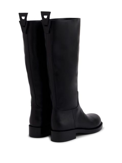 Rabanne leather boots - Black - zdjęcie produktu nr 2