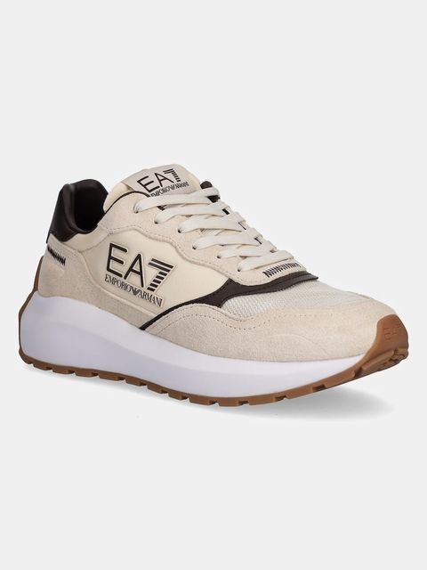 EA7 Emporio Armani sneakersy damskie kolor beżowy AF18616.7X000341.MZ191 - zdjęcie produktu nr 1
