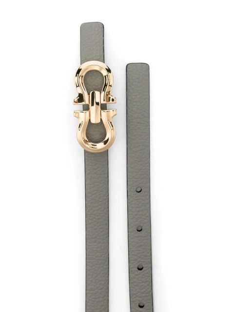 Ferragamo Gancini-buckle belt - Grey - zdjęcie produktu nr 2