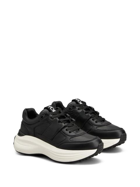 Tod's leather trainers - Black