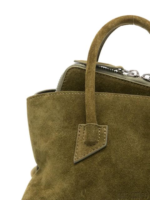 The Attico suede tote bag - Green