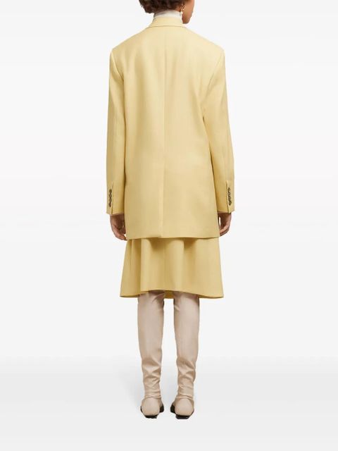 AMI Paris oversize virgin wool blazer - Yellow