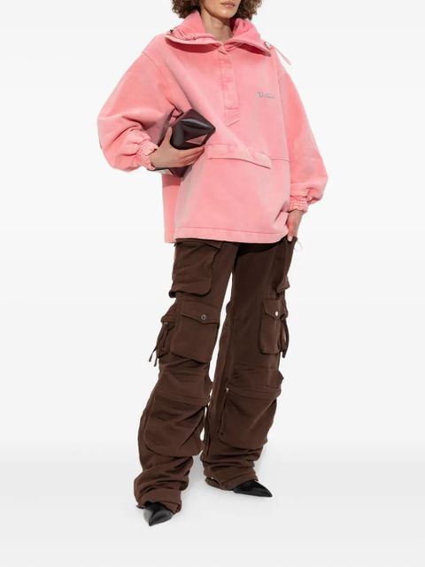 The Attico drawstring cotton jacket - Pink