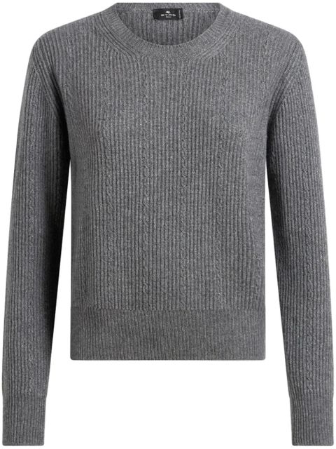 ETRO ribbed-knit jumper - Grey - zdjęcie produktu nr 1