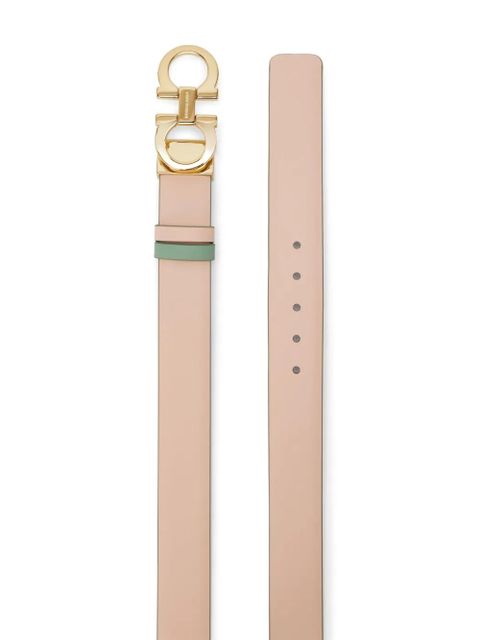 Ferragamo Gancini reversible leather belt - Neutrals - zdjęcie produktu nr 2