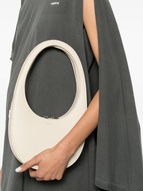 Coperni Swipe grained leather shoulder bag - Neutrals - zdjęcie produktu nr 2