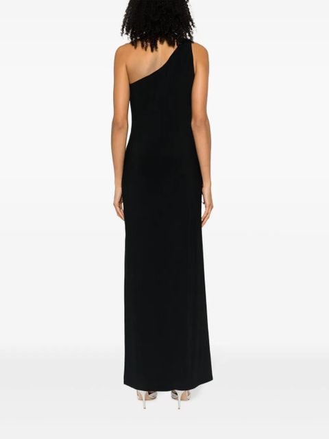 Lauren Ralph Lauren one-shoulder midi dress - Black