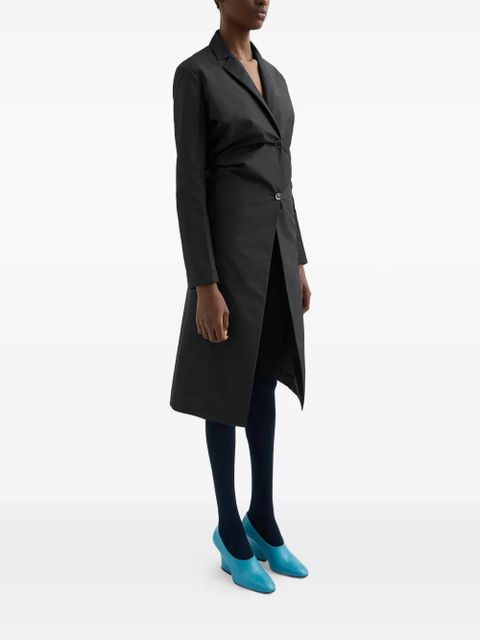 Jil Sander technical faille coat - Black - zdjęcie produktu nr 2