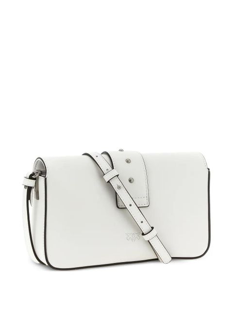PINKO studs buckle leather shoulder bag - White - zdjęcie produktu nr 2