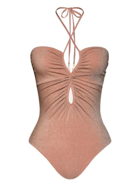Johanna Ortiz Coral Reef gathered swimsuit - Pink - zdjęcie produktu nr 1