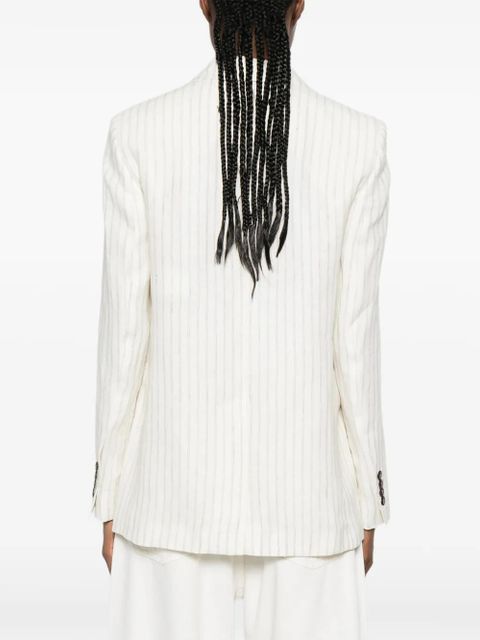 Max Mara striped button jacket - Neutrals