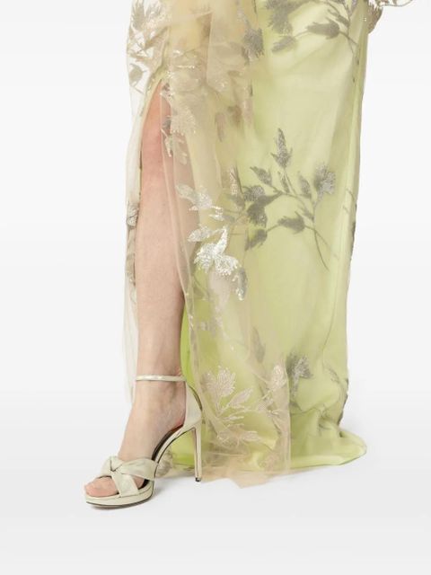 Jimmy Choo 100mm Rosie sandals - Silver