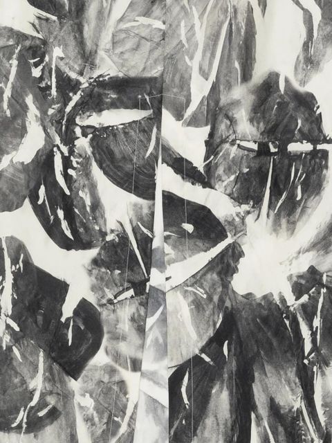 Alysi zip-fastening midi skirt - Black