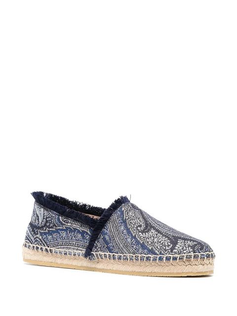 ETRO paisley-print espadrilles - Blue - zdjęcie produktu nr 2