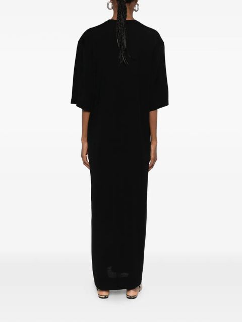 TOTEME merino knit maxi dress - Black