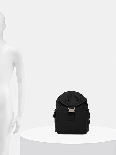 Rains plecak 12870 Valera Bucket Backpack Mini kolor czarny mały gładki 12870