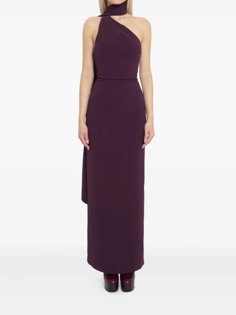 Solace London Demi one-shoulder maxi dress - Purple - zdjęcie produktu nr 1